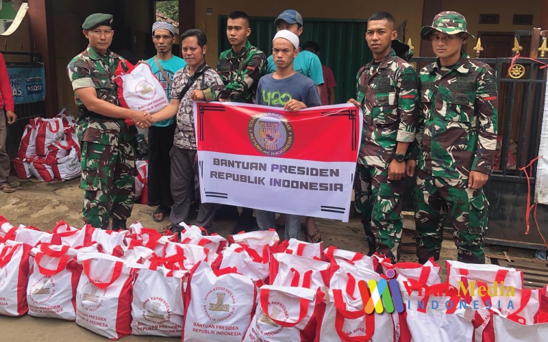 Bantuan Presiden RI untuk Tenda Pengungsi