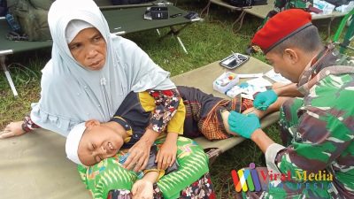 Di Hari Kedua, Prajurit Kopassus Kembali Membantu Penanganan Gempa Cianjur