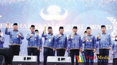 Menteri Kabinet Indonesia Maju Meraih Penghargaan Korpri Award