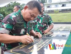 Kasad Cek Pembangunan Fasilitas Dan Barak Tentara