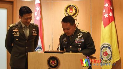 Kunjungan Kehormatan Kasad Ke Pejabat Pertahanan Dan Militer Singapura