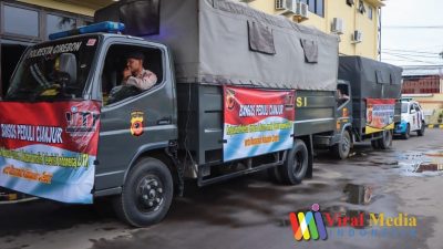 Polisi Dan IJTI Menyalurkan Bantuan