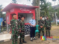 Salut!! Jaga Ketat, Yonif Raider 300 Membantu Pengamanan Titik Vital di Cianjur