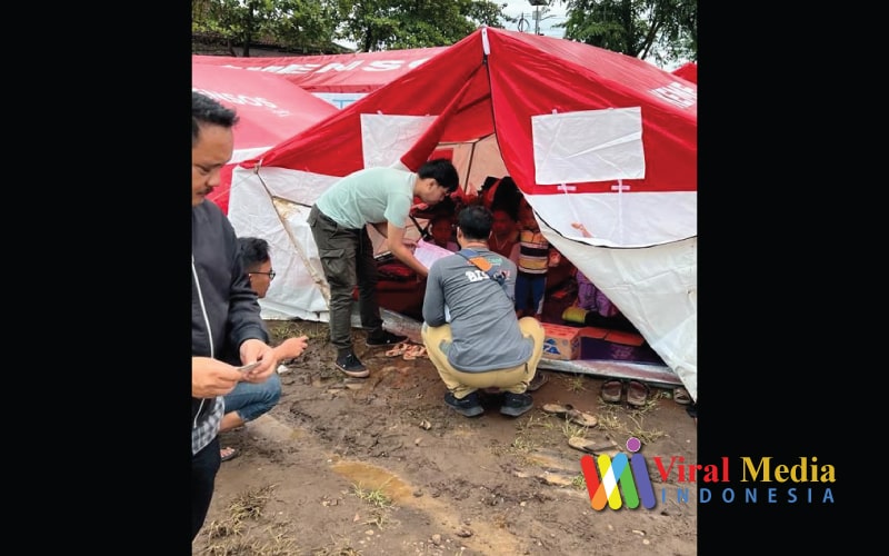 Satgas Dukcapil Membantu Korban Gempa Cianjur