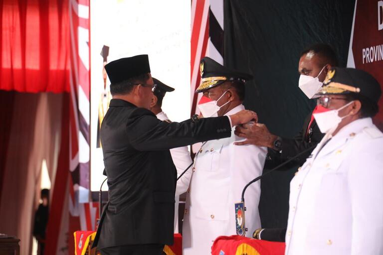 Mendagri Resmi Lantik Tiga Penjabat Gubernur DOB Papua