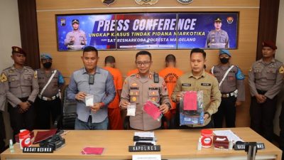Polresta Magelang Ungkap Kasus Kepemilikan Sabu