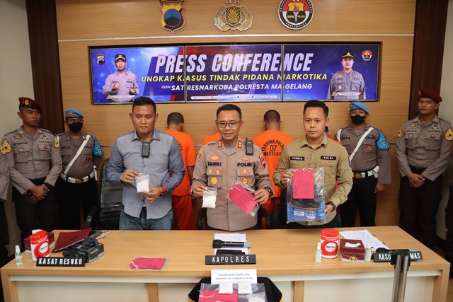 Polresta Magelang Ungkap Kasus Kepemilikan Sabu