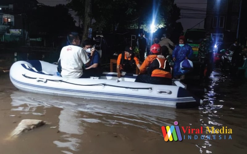 62 Orang Dievakuasi Akibat Banjir di Tangerang Selatan