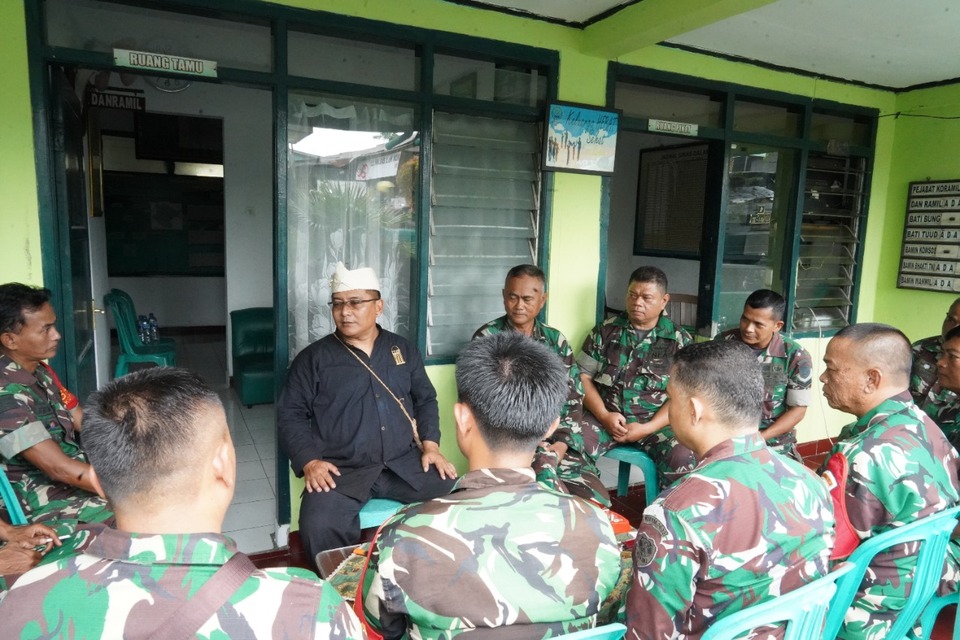 Danrem 064/MY Giat Rutin Silaturahmi Anggota