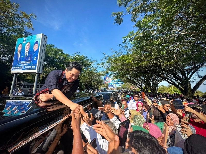 Erick Thohir Jor-joran Kampanye Politik