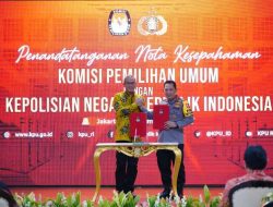 Viral: KPU dan Polri Jalin Kerjasama Dalam Penyelenggaraan Pemilu Serentak 2024
