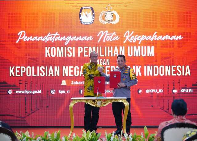 KPU dan Polri Jalin Kerjasama