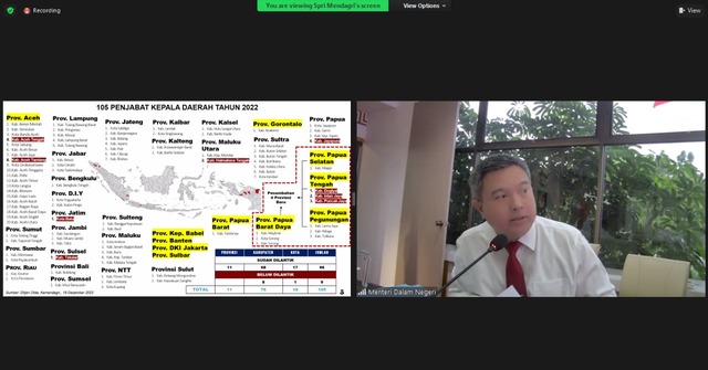 Kemendagri Evaluasi Penjabat Kepala Daerah