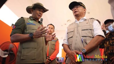 Kepala BNPB Meninjau Relokasi Dampak Gempa Cianjur