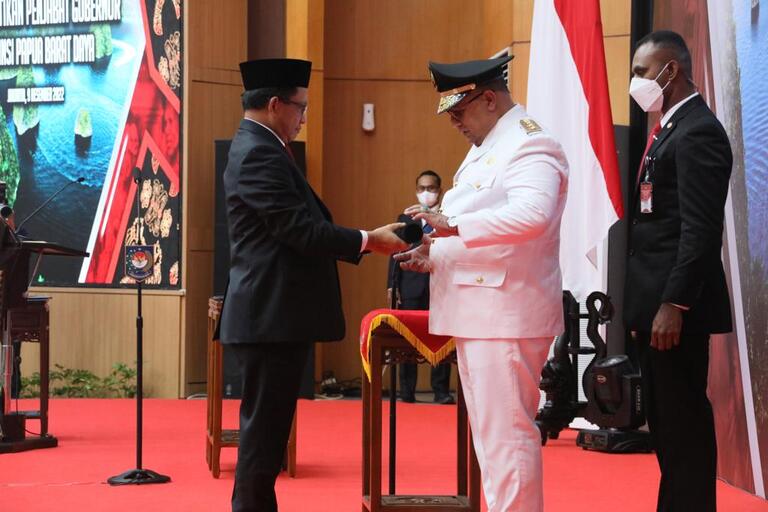 Mendagri Melantik Muhammad Musa'ad