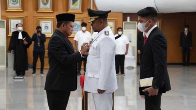 Mendagri Melantik Penjabat Bupati Jayapura