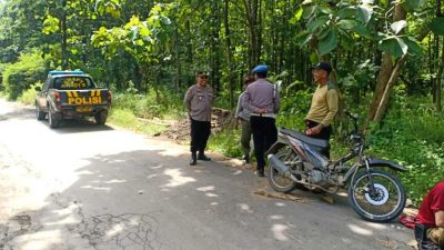 Polsek Karanganyar Patroli di Kawasan Hutan BKPH Payak