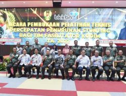 Percepat Penurunan Stunting, TNI AD Gelar Pelatihan Bagi Tim Fasilitator Kodim