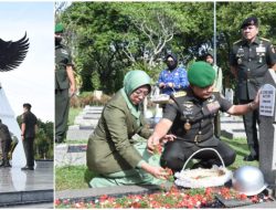 Peringati Hari Juang TNI AD, Kasad Dudung Tabur Bunga di Makam Mantan Kasad
