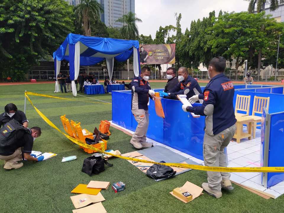 Polda Metro Jaya Menggelar Lomba TKP