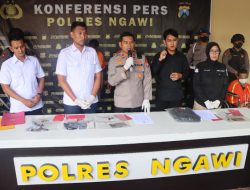 Polres Ngawi Ungkap Kasus Curanmor, 3 Tersangka dan Penadah Diamankan