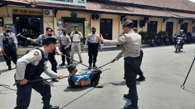 Polres Madiun Kota Gelar Sispam Mako