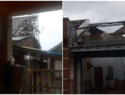 Viral: Angin Kencang Menerjang Pemukiman Warga di Serang