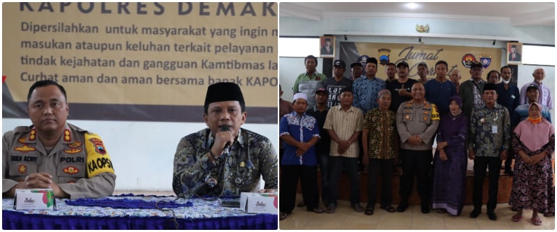 Polres Demak Gelar Jum'at Curhat