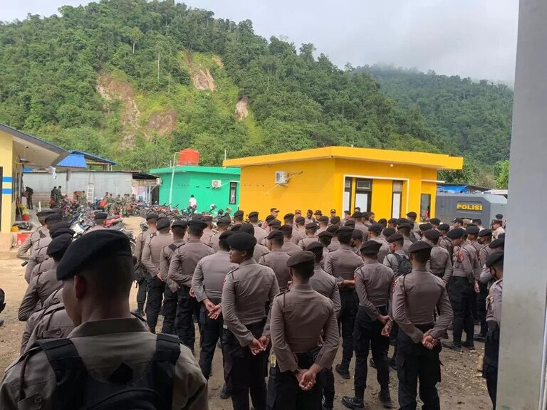 548 Personel Gabungan Jaga Keamanan di PT GNI