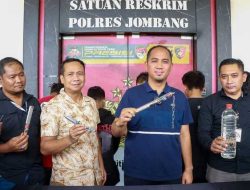 Viral: Polres Jombang Amankan Tujuh Pesilat Bersajam, Videonya Sempat Viral di Medsos