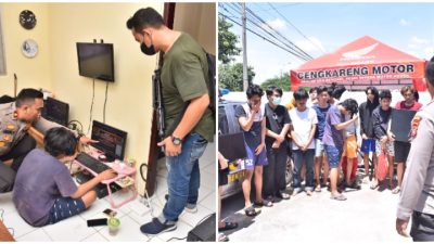 Viral: Polsek Cengkareng Kembali Menggrebek Markas Judi Online, 24 Operator Judi di Amankan