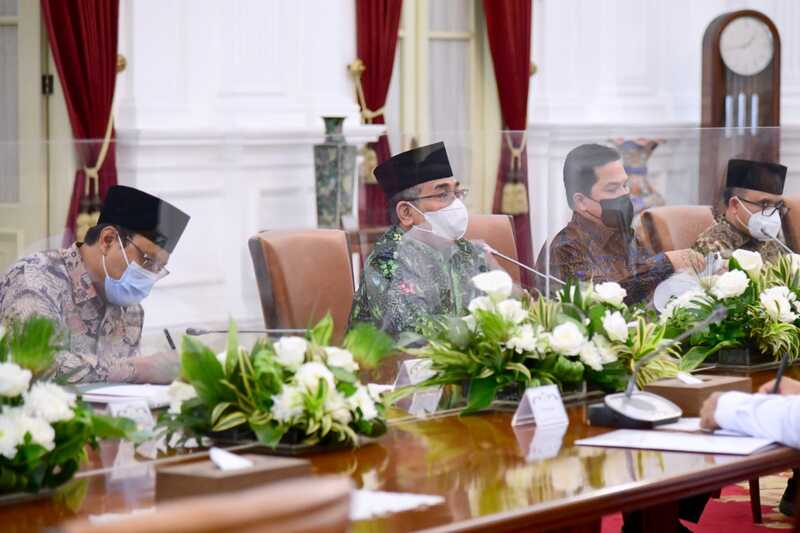 Presiden Jokowi Menerima Ketum PBNU