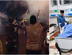 Viral: Duar!!! Petasan Meledak di Tangan Wabup Kaur Bengkulu saat Rayakan Tahun Baru 2023