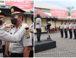 Viral: Plt Kapolres Pelabuhan Tj Priok, Kompol Yunita Pimpin Upacara Kenaikan Pangkat 42 Personel
