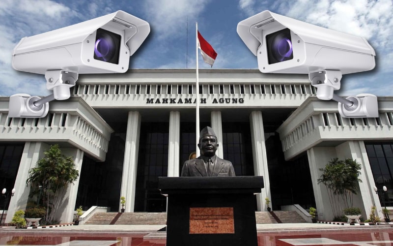 Mahkamah Agung Pasang CCTV di Setiap Sudut Ruangan