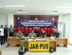 Viral: Polres Metro Jakarta Pusat Menangkap 36 Pengedar Narkoba Dalam Kurun Waktu Sebulan