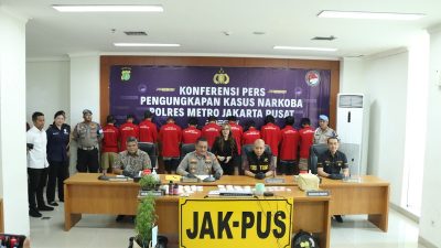Viral: Polres Metro Jakarta Pusat Menangkap 36 Pengedar Narkoba Dalam Kurun Waktu Sebulan