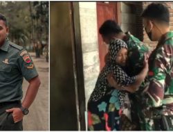 Viral: Seorang Prajurit TNI, Viral Berkat Membantu Usaha keluarga dan aksi Sosialnya
