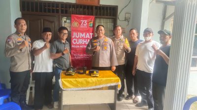 Viral: Jumat Curhat, Kapolsek Kembangan Bersama Polisi RW 05 Kel. Srengseng Ciptakan Kondisi Aman