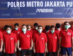 Dalam kurung waktu 1 bulan, 52 orang diamankan oleh Satuan Reserse Narkoba Polres Metro Jakarta Pusat