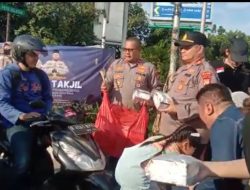 Viral: Polsek Kalideres dan Beberapa Artis Sinetron Bagikan Takjil di Daan Mogot