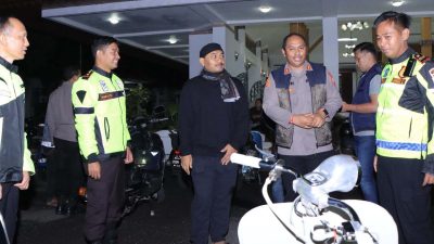 Viral: Kapolres Bersama Bupati Ngawi Patroli Sahur Cegah Balap Liar
