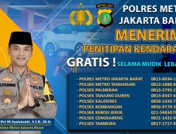 Viral: Mudik Lebaran, Polres Metro Jakarta Barat Buka Layanan Penitipan Kendaraan