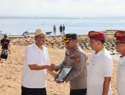 Viral: Jelang Hari Bhayangkara ke-77, Polda Bali Lepas satwa Penyu