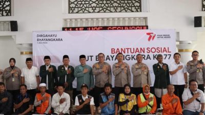 Viral: Polresta Bandara Soetta Salurkan 500 Paket Sembako Kapolri