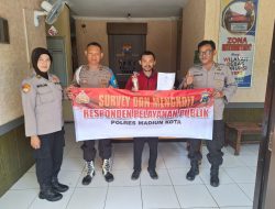 Viral: Survey Indek Kepuasan Masyarakat, Responden Menyatakan Sangat Baik Dengan Pelayanan Polres Madiun Kota