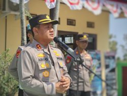 Viral: Kapolres Ngawi Pimpin Apel di Polsek Pitu