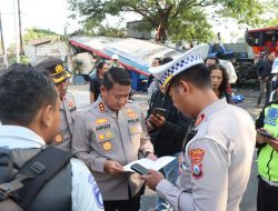Kecelakaan Bus Sugeng Rahayu vs Eka di Jalur Madiun-Ngawi