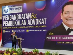 Ketum Peradi Otto Hasibuan Tegaskan Hak Imunitas Advokat Tak Bisa Dipidanakan