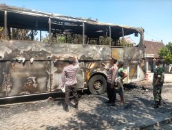 Viral: Terkait Bus Pariwisata Terbakar di Ngawi, Ini Penjelasan Kapolres